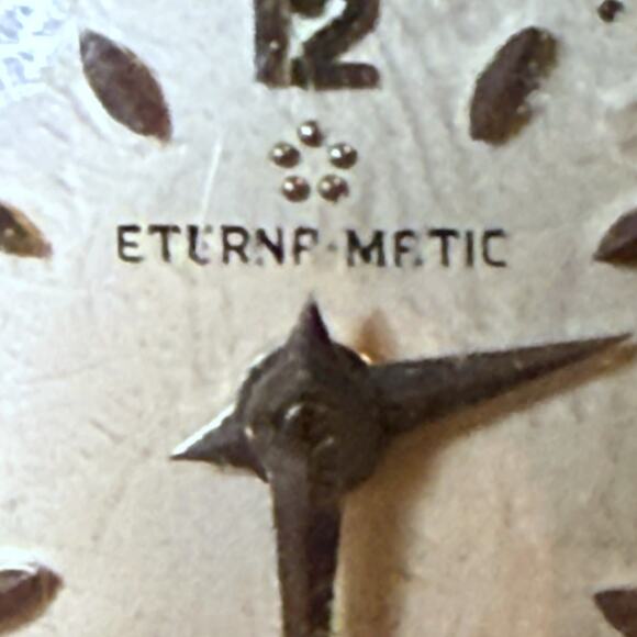Vintage Eternamatic Cocktail Watch Ladies Automatic 10KT GF White Gold WORKS main image 8